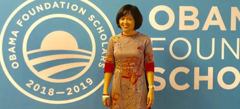 Anh hùng khí hậu\' người Việt nhận học bổng danh giá Quỹ Obama